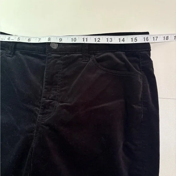Talbots Black Velvet Pants - Picture 5 of 7